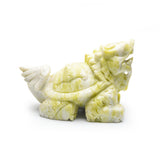 Olive jade dragon turtle and pixiu carvings【big size】