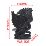 Large Black Jade animal carvings