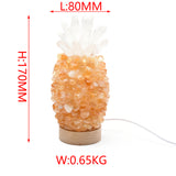Pineapple crystal lamp decoration