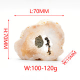 Druzy quartz carving decorations
