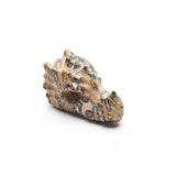 Small dragon head carvings