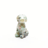 Various small dog carvings
