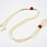 【gemstone holder/Rope Chains】 Woven Netted Cord Natural Gemstone Necklace