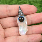Baroque pearl handmade DIY character pendent
