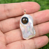 Baroque pearl handmade DIY character pendent