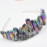 【aura crystal point handmade Crown】Aura clear quartz Crown gifts(22 kinds, $12 each)
