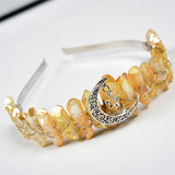 【aura crystal point handmade Crown】Aura clear quartz Crown gifts(22 kinds, $12 each)