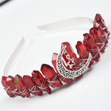 【aura crystal point handmade Crown】Aura clear quartz Crown gifts(22 kinds, $12 each)