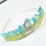 【aura crystal point handmade Crown】Aura clear quartz Crown gifts(22 kinds, $12 each)