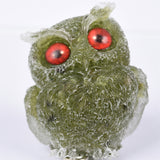 【Orgenite chips owl】Popular customers customize natural crystal ships material owls