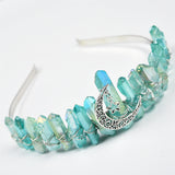 【aura crystal point handmade Crown】Aura clear quartz Crown gifts(22 kinds, $12 each)