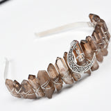 【aura crystal point handmade Crown】Aura clear quartz Crown gifts(22 kinds, $12 each)