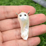 Baroque pearl handmade DIY character pendent