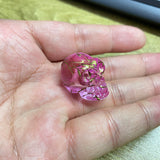 【Aura glass skull-small】Aura K9 Crystal Skulls Folk Crafts