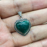 【S925 Sterling silver pendant 29 kind materials】Kunzite/amethsyt/lapis/moonstone/larimar/aurora 23/garnet/azurite