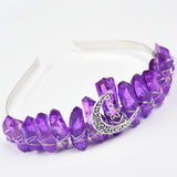 【aura crystal point handmade Crown】Aura clear quartz Crown gifts(22 kinds, $12 each)