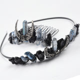 【aura crystal point handmade Crown】Aura clear quartz Crown gifts(22 kinds, $12 each)