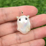 Baroque pearl handmade DIY character pendent