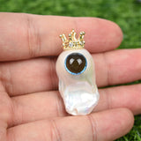 Baroque pearl handmade DIY character pendent