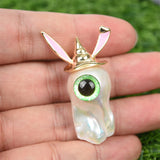 Baroque pearl handmade DIY character pendent