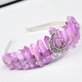 【aura crystal point handmade Crown】Aura clear quartz Crown gifts(22 kinds, $12 each)