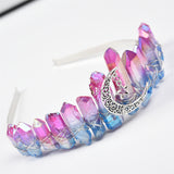 【aura crystal point handmade Crown】Aura clear quartz Crown gifts(22 kinds, $12 each)