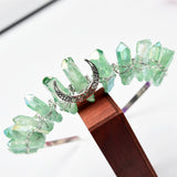 【aura crystal point handmade Crown】Aura clear quartz Crown gifts(22 kinds, $12 each)
