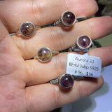 【 S925 Sterling silver rings-21 kinds material】Larimar/skeletal/charote/strawberry/opal /rutilated/ruby/azurite/citrine/moonstone/aquamarin/ sapphire/lab/alexandrite