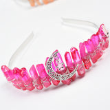 【aura crystal point handmade Crown】Aura clear quartz Crown gifts(22 kinds, $12 each)