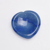 【Worry Stone - heart shape】 Thumb Healing Crystals Palm Stone Used for Relaxation Anxiety Relief