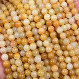 【Loose beads--Yellow Jade】