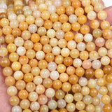 【Loose beads--Yellow Jade】