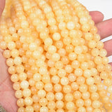【Loose beads--Honey Calcite】