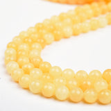 【Loose beads--Honey Calcite】