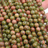 【Loose beads--Unakite】