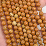 【Loose beads--Yellow wood Jasper】