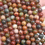 【Loose beads--Red Howlite】