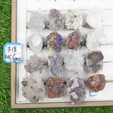 Nature crystal specimen S925 silver sings