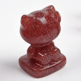 【kitty Carvings】 Natural Crystal Carvings(21 kinds,$15 each)