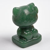 【kitty Carvings】 Natural Crystal Carvings(21 kinds,$15 each)