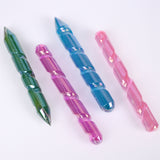【Aura Selenite Wand】Wholesale Healing Crystal Stone Folk Crafts Rainbow Aura Selenite Wand