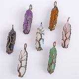 Double point Life Tree Pendant