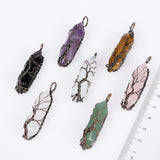 Double point Life Tree Pendant