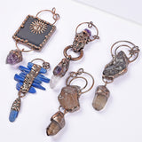 【Hot Sale】 Raw of Crystal + point pendant handmade pendent