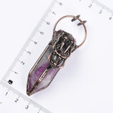 【Hot Sale】 Crystal Cluster point handmade pendent