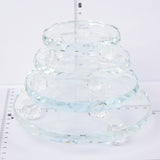 【7 Chakra sphere holder】glass 7 Chakra sphere holder