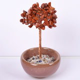 Crystal chips money tree 7 chakras life tree