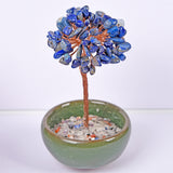 Crystal chips money tree 7 chakras life tree