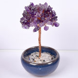 Crystal chips money tree 7 chakras life tree