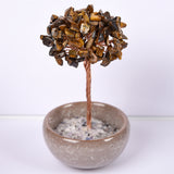 Crystal chips money tree 7 chakras life tree